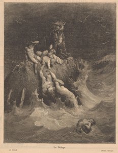 大洪水 Le Deluge (オブジェクトのタイトル) 作： Adolphe Francois Pannemaker