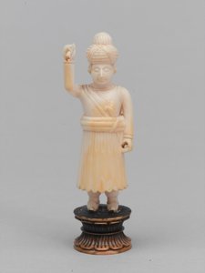 黒のポーン、チェスの駒、インド 作： Adolphe Gusman