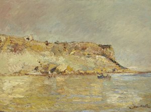 海岸山脈 作： Adolphe Joseph Thomas Monticelli