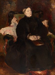 貴婦人の肖像 作： Adolphe Joseph Thomas Monticelli