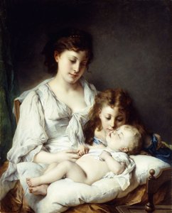 母親の愛情 作： Adolphe Jourdan