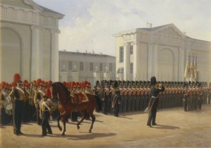 ライプガードイズマイロボ連隊、1846年 作： Adolphe Ladurner