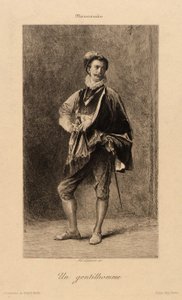 ある紳士 作： Adolphe Lalauze