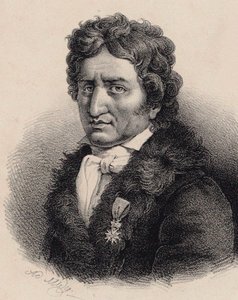 作曲家ピエール＝アレクサンドル・モンシニーの肖像画（1729～1817年）。 作： Adolphe Midy