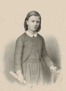 作曲家ラウル・プーニョの肖像 1852-1914年、c. 1870年。 作： Adolphe Pincon