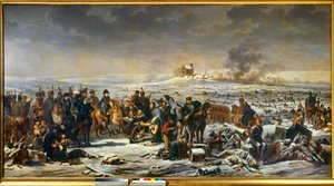 プロイセンとポーランドのキャンペーン（1806-1807） 「エイヤウの戦場でのナポレオン1世（1769-1821）1807年9月2日」 アドルフ・ローエン（1780-1867）の絵画 1807年 ボワシー・サン・レジェール。グロボア城 作： Adolphe Roehn