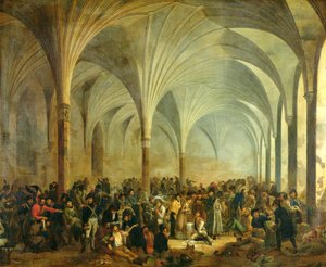 1807年、1808年6月にマリエンブルクにあるフランスとロシアの軍事病院 作： Adolphe Roehn