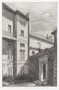 Rue St. Lazare 56, House of Paul Delaroche and Horace Vernet 作： Adolphe Théodore Jules Martial Potémont