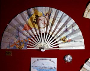 1896年にロシアがフランスを公式訪問した際の記念品（ミクストメディア） 作： Adolphe Thomasse