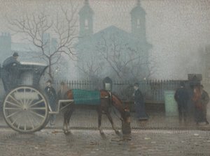 オール・セインツのハンソム・キャブ 作： Adolphe Valette