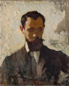 自画像習作 1912年頃 油彩・キャンバス 作： Adolphe Valette