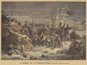 ネイ元帥、ロシアからの撤退 作： Adolphe Yvon