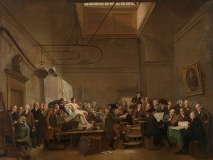 Felix Meritis Societyの応接室。 1801