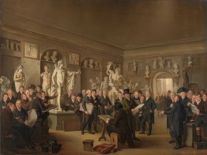 Felix Meritis Society彫刻ギャラリー。 1806-09 作： エイドリアン・デ・レリー