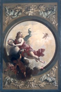 花が散るプッティの植物相、1696年 作： Adriaan van der Werff