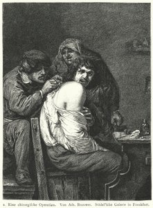 背面操作 作： Adriaen (after) Brouwer