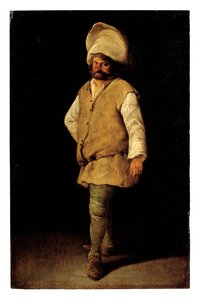 ポーター（パネルに油彩） 作： Adriaen Brouwer