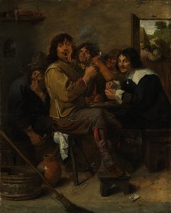 喫煙者、ca。 1636年。