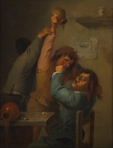 飲酒シーン 作： Adriaen Brouwer