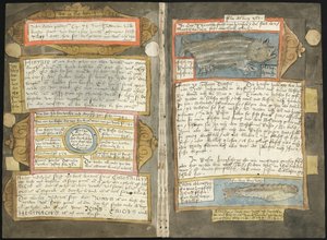 Adriaen CoenenのVisboeck - KB 78 E 54 - フォリオ370v（左）と371r（右）。 作： Adriaen Coenen