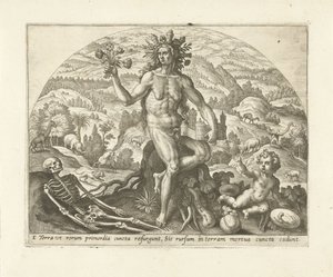 土壌 The Four Elements (シリーズタイトル) 作： Adriaen Collaert