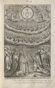イエスの御名の崇拝 作： Adriaen Collaert