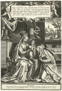 アンナ・イン・スリー 作： Adriaen Collaert