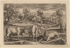 フォー・ブルズ 作： Adriaen Collaert