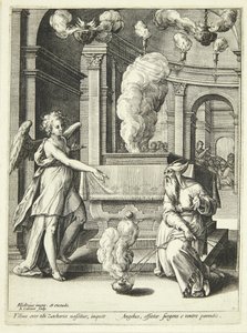 ヨハネの受胎告知 作： Adriaen Collaert