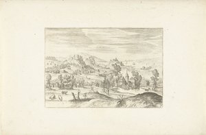 小川のある風景 アントワープ周辺の風景（連載タイトル） 作： Adriaen Collaert
