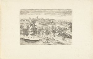 池のある風景 アントワープ周辺の風景（連載タイトル） 作： Adriaen Collaert