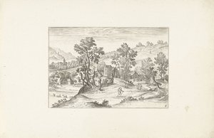 ウォーカーのある風景 アントワープ周辺の風景（連載タイトル） 作： Adriaen Collaert