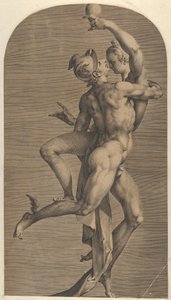 マーキュリー アブダクティング プシュケ、ca. 1621年。 作： Adriaen Collaert