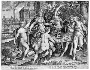 五感、16世紀後半 作： Adriaen Collaert