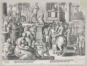 セント・ジェームズの斬首 作： Adriaen Collaert