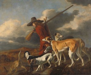 狩人 作： Adriaen Cornelisz Beeldemaker