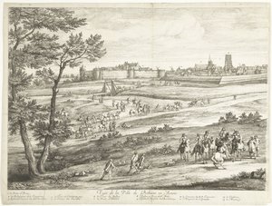 ベテューンの眺め（左シート） Vue de la Ville de Bethune en Artois (オブジェクトのタイトル)