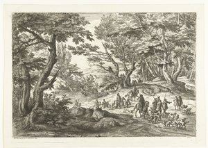 狩猟団のある風景 ハンターのいる風景（連載タイトル） 作： Adriaen Frans Boudewyns