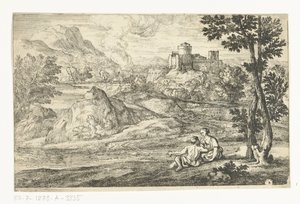 城のある風景 作： Adriaen Frans Boudewyns