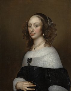 女性の肖像、ca。 1653年。 作： Adriaen Hanneman