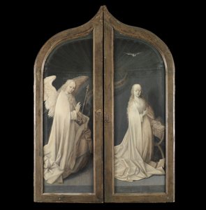 受胎告知、1510-12。 作： Adriaen Isenbrandt