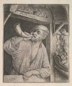 ベイカーブローイングホーン、1610-85。 作： Adriaen Jansz. van Ostade