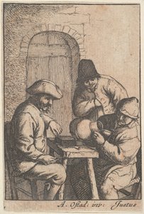 空の水差し、1610-85。 作： Adriaen Jansz. van Ostade