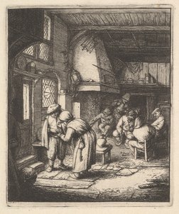 農民は法案を支払い、17世紀。 作： Adriaen Jansz. van Ostade