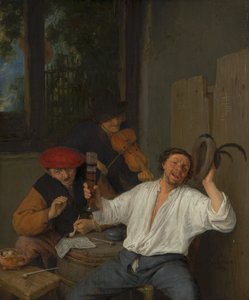 陽気な酒飲み、1659 作： Adriaen Jansz. van Ostade