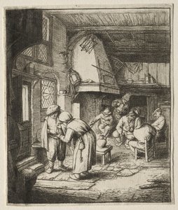 農民は借金を清算した。 作： Adriaen Jansz. van Ostade