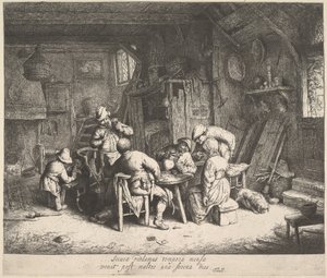 味、1610-85。 作： Adriaen Jansz. van Ostade