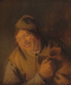 陽気な農民、1630-50 作： Adriaen Jansz. van Ostade