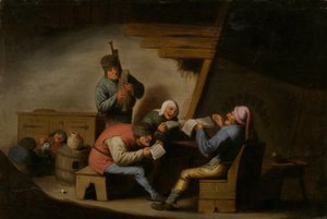 村の歌手 作： Adriaen Jansz. van Ostade