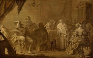 ミュージカルパーティー 作： Adriaen Pietersz van de Venne